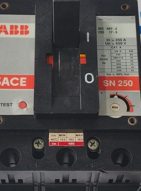 Interruptor Automtico ABB SACE SN250 250A 3 POLOS Usado