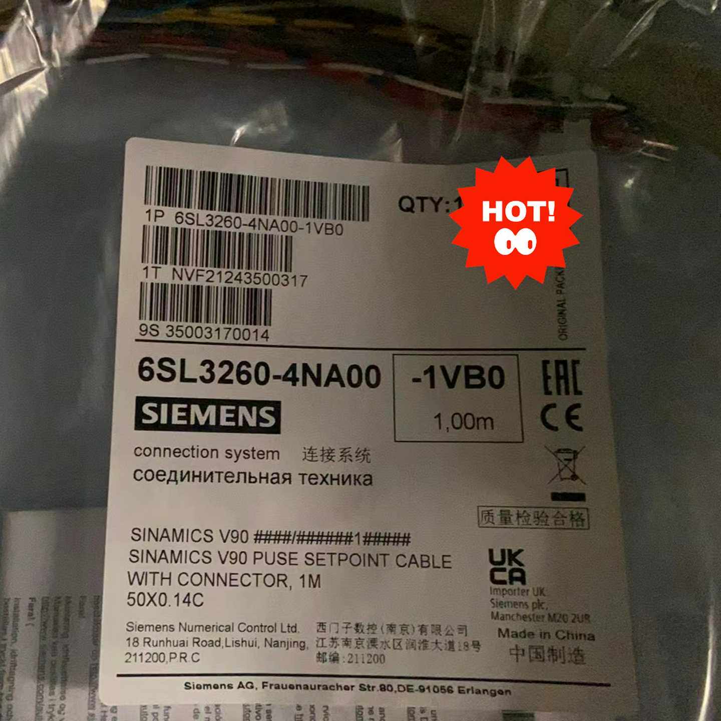 6SL3260-4NA00-1VB0未拆封(亚飞商行）