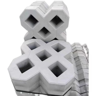 双八字砖井字砖井字植草砖八字草坪砖停车场砖植草砖绿化砖水泥砖