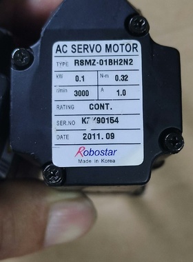 【议价】Robostar伺服电机RSMZ01BH2N2功能正常