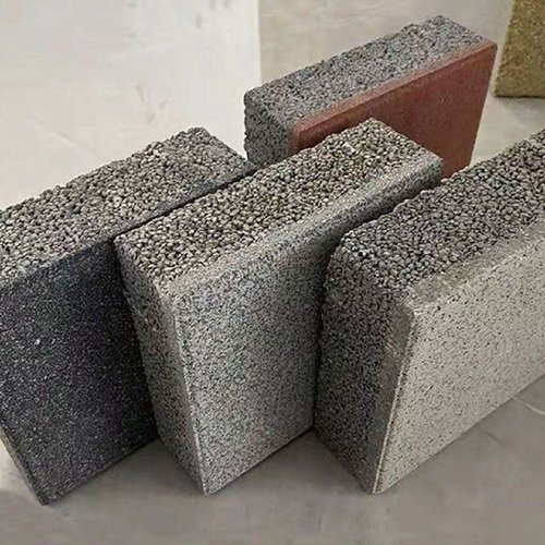 水泥仿石透水砖环保砖人行道混凝土地砖彩砖广场仿石砖井字植草砖