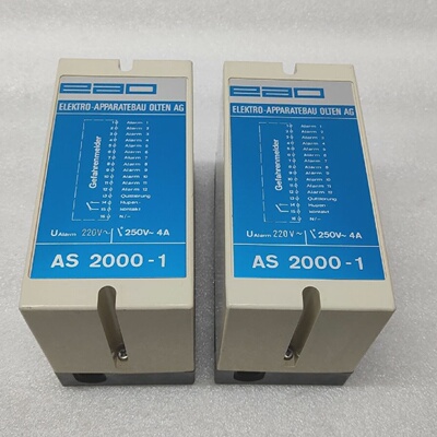 ELEKTRO APPARATEBAU OLTEN AG AS 20001 ALARM RELAY 220V