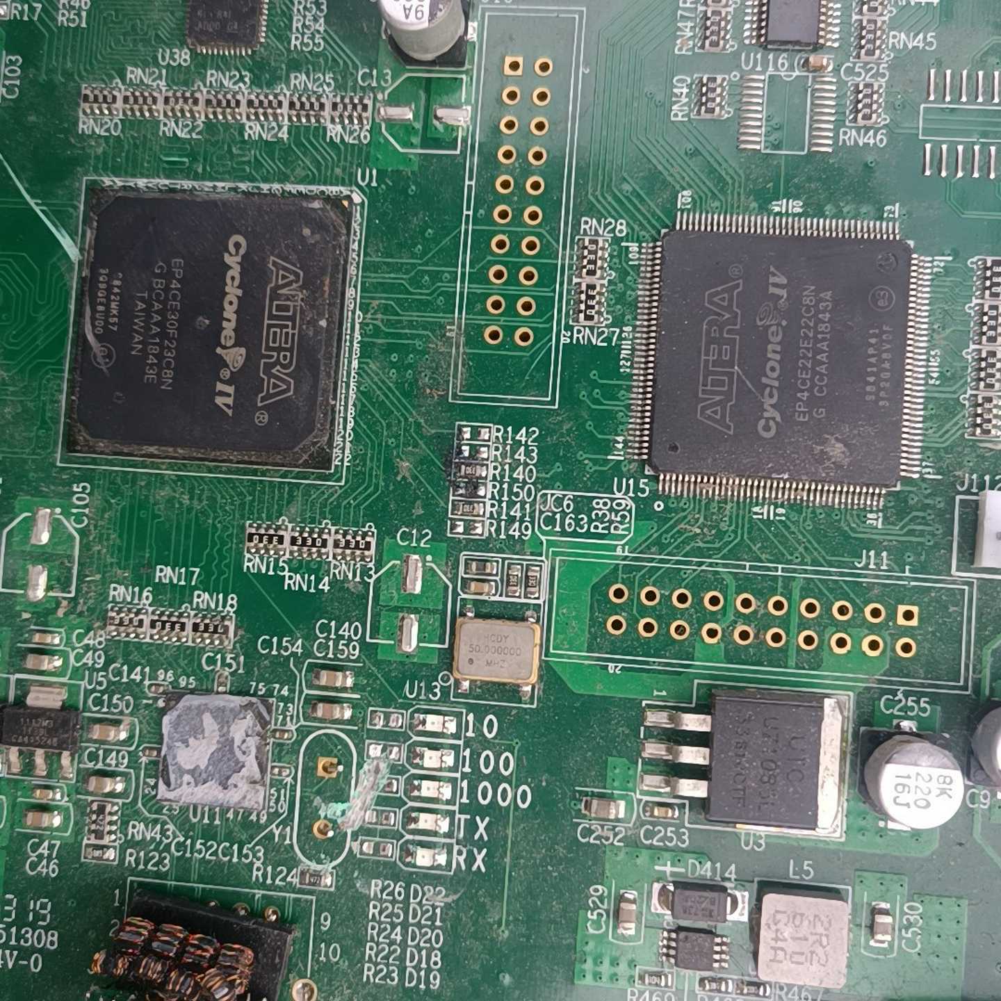 拆机线路板阿特拉EP4CE15F17C8N。EP4CE22E--议价商品