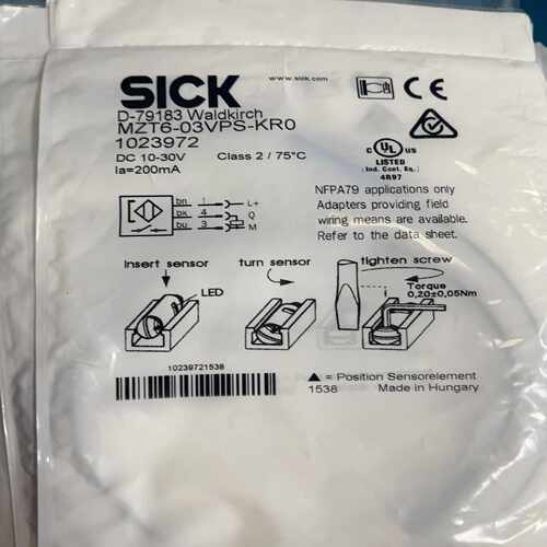 德国施克SICK磁性开关MZT6-03VPS-KR0 订货号~询价