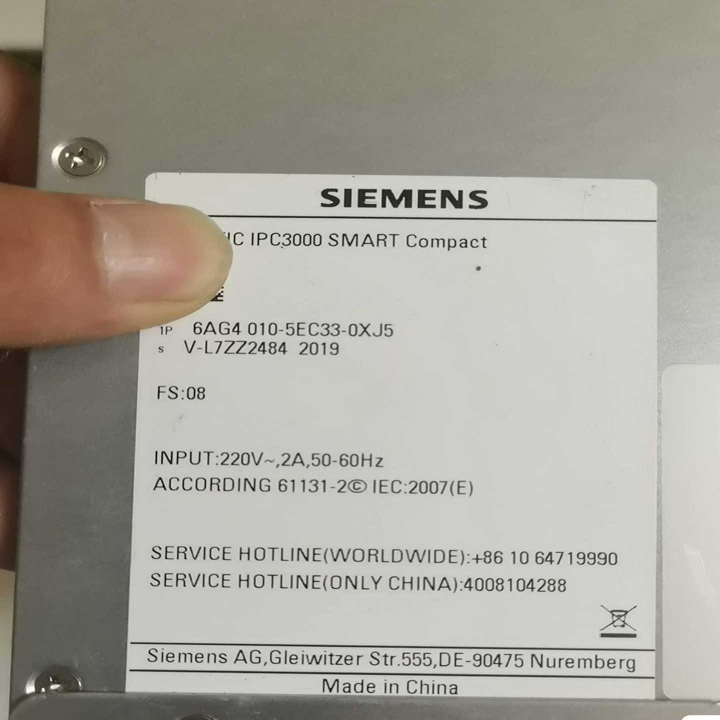 6AG4010-5EC33-0XJ5成色漂亮功能完好，议价出--议价商品