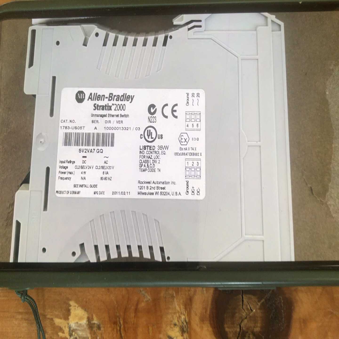 AB罗克韦尔工业交换机1783-US05T。适用