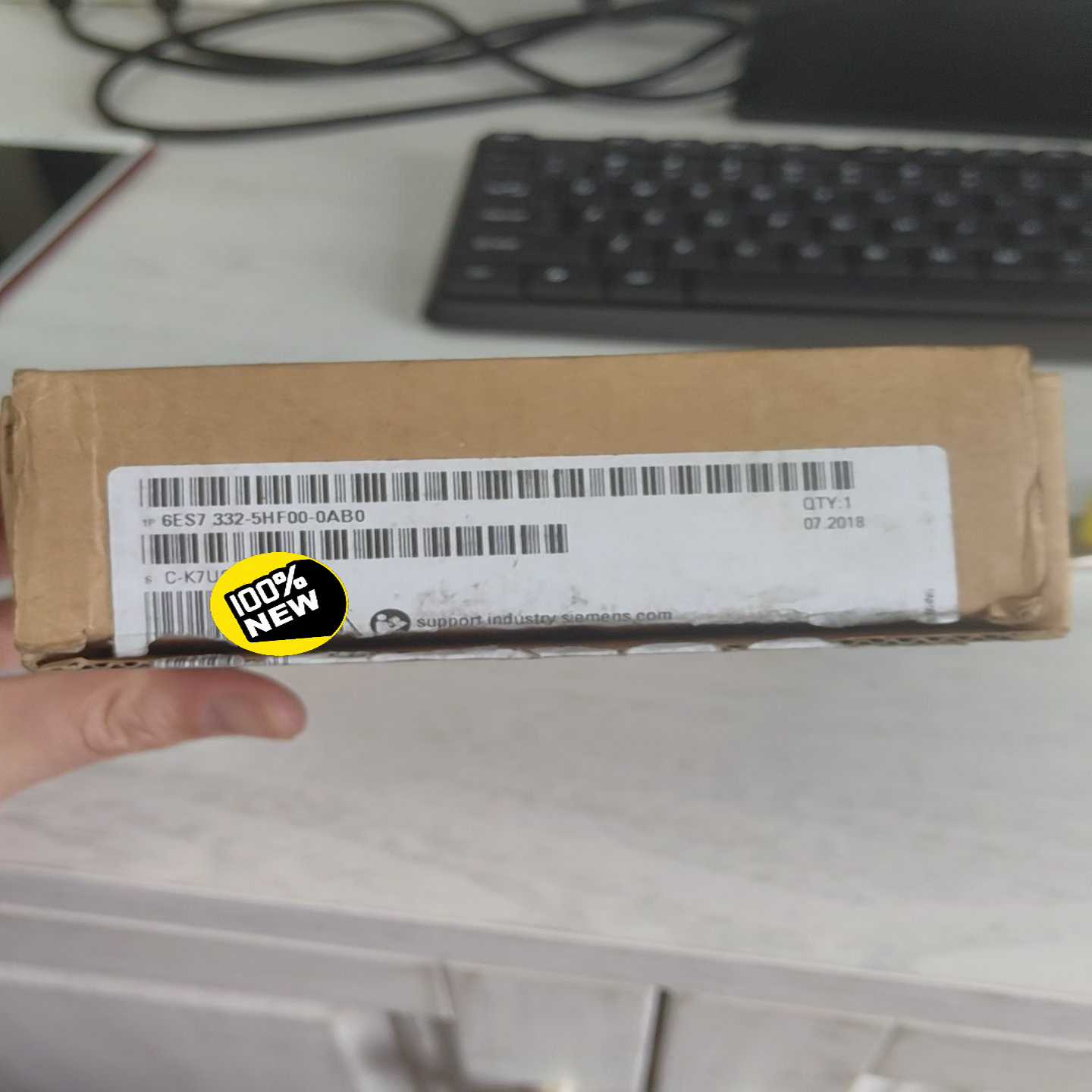 仅开封6ES7332-5HF00-0AB0实物(跳跳机械）