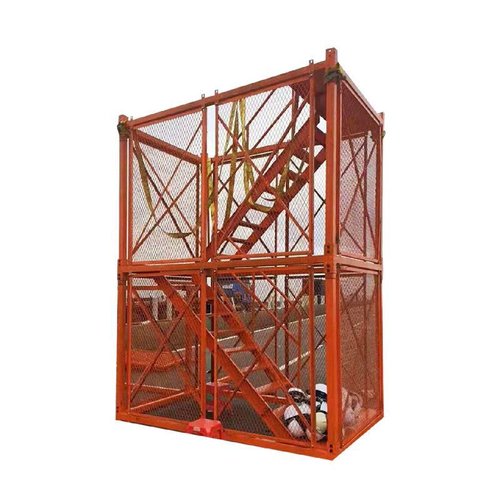 建筑安全爬梯梯笼桥梁施工安全爬梯基坑防护笼墩柱建筑箱式防护网