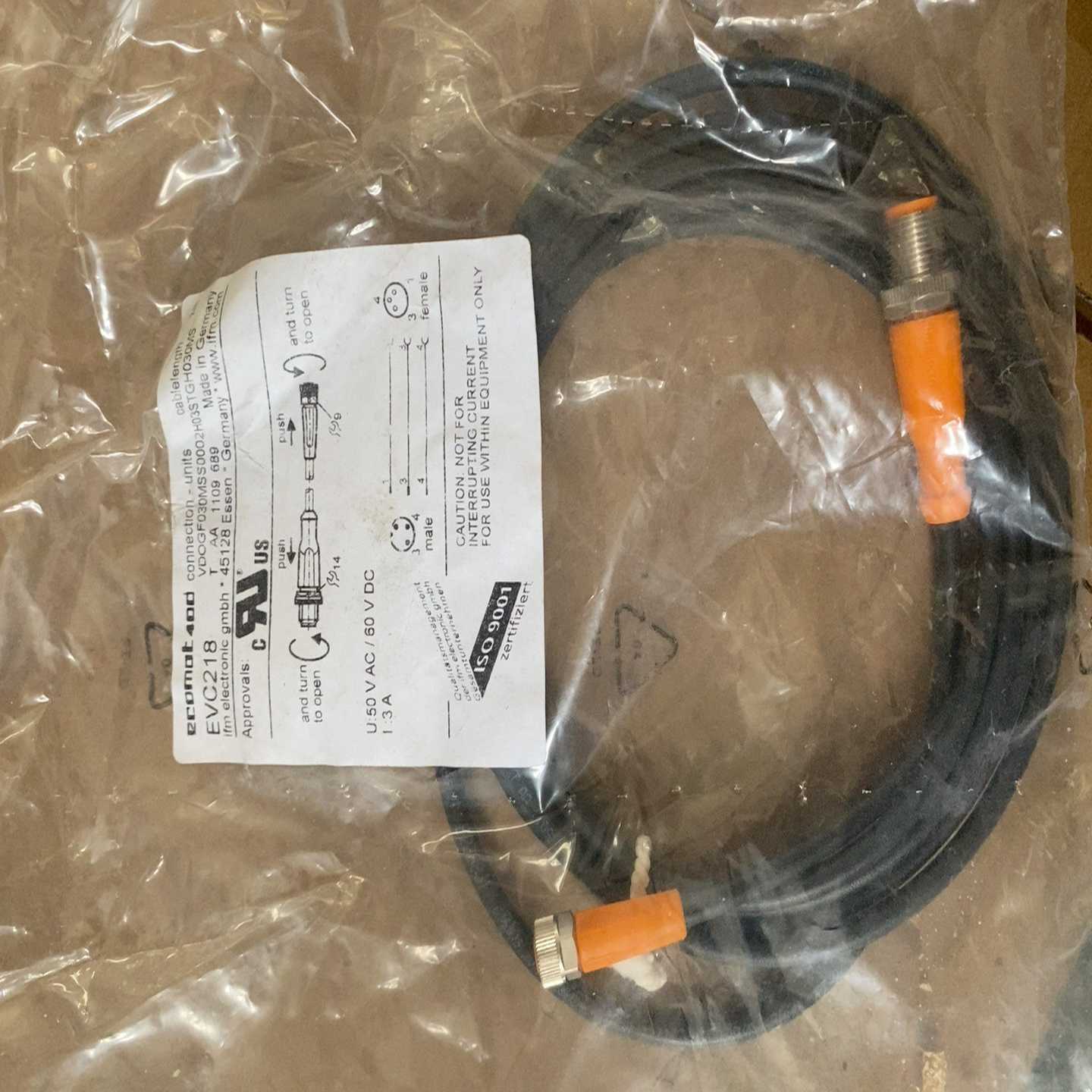 ifm德国进口易福门数据线，EVC218工程剩余6条低价处理-询价客服