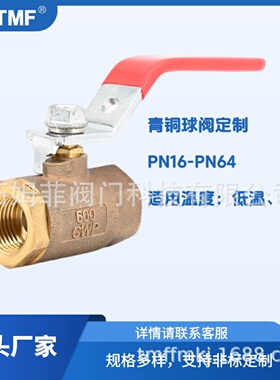 寻ISHTMF拓姆菲青铜手动球阀定制PN16PN40常温低温高温