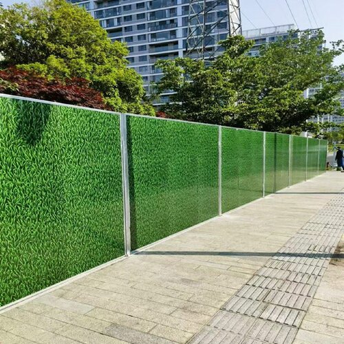 施工冲孔围挡临时隔离可移动围挡工地安全警示围挡板防风百叶围挡