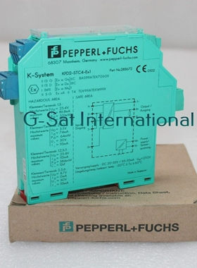 PEPPERLFUCHSKFD2-STC4-EX1智能变频器电源P/N:283672