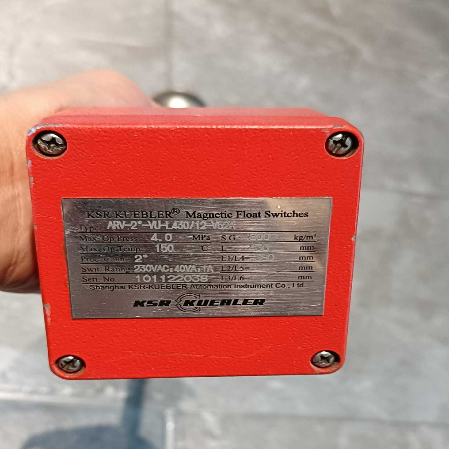 【议价】KSR KUEBLER 柯普乐液位计 ARV-2*-VU-L