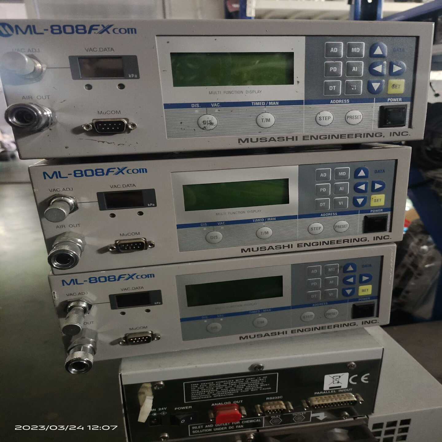 MUSASHI武藏点胶机ML-808FX控制器，二手拆机实物--议价商品