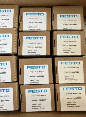 费斯托8037006面板式压力表PAGN-40-1M-G14询价