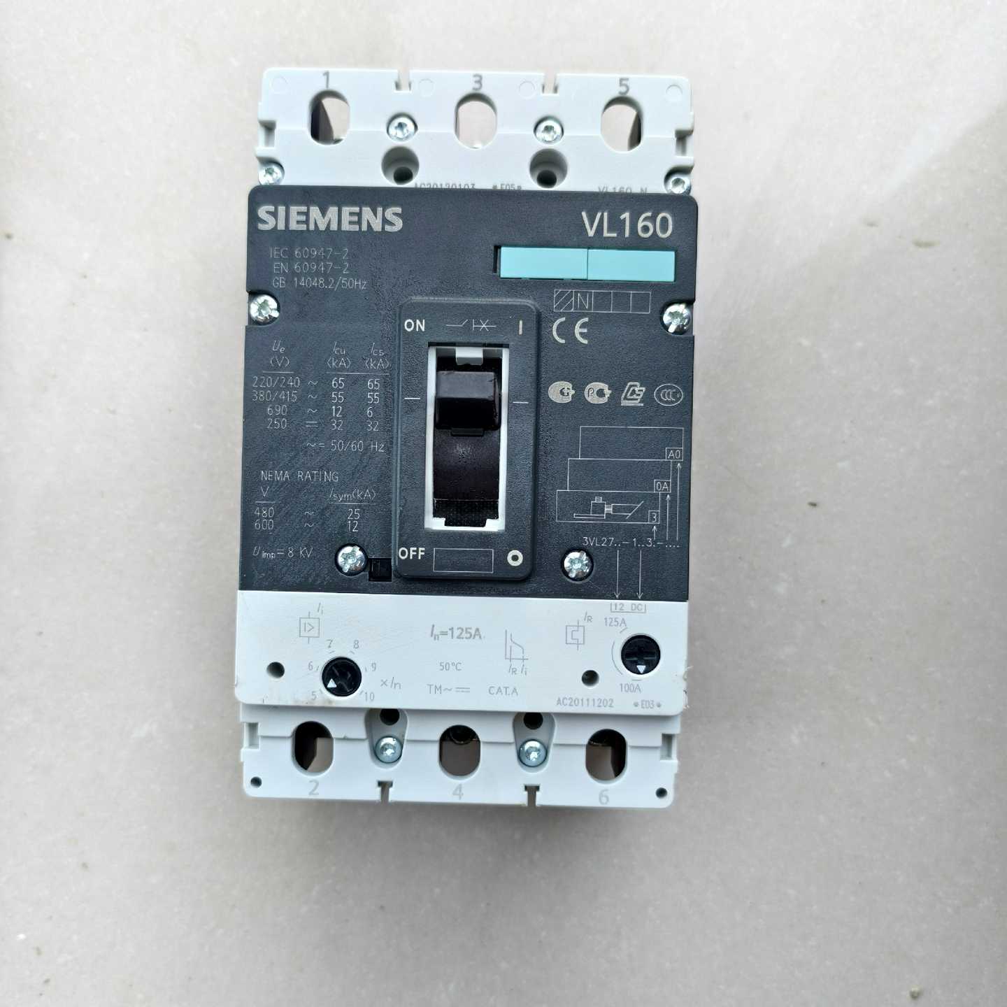 3VL9212-7DC30断路器，断路器VL16询价