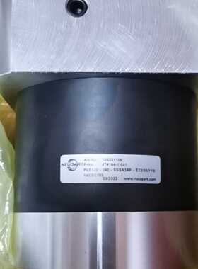 PLE12040SSSA3AFE2255110纽卡特精密行星减速机数控切割机原厂