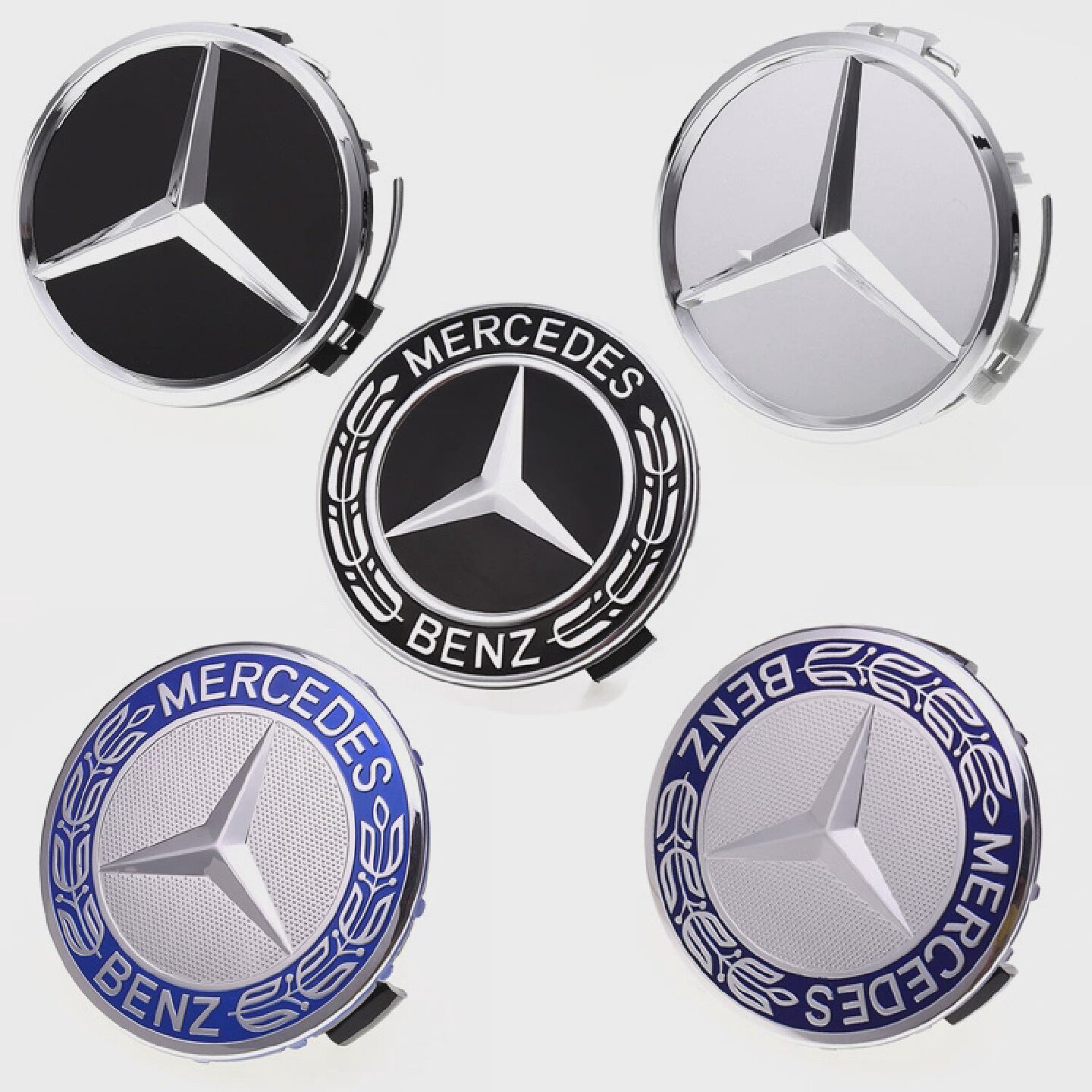 奔驰原厂轮毂盖标E300LS300S400S350ML350GL350轮胎标钢圈标