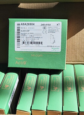 议价施耐德Acti9辅助触头A9A26904参数240-415VAC/24-130VDC