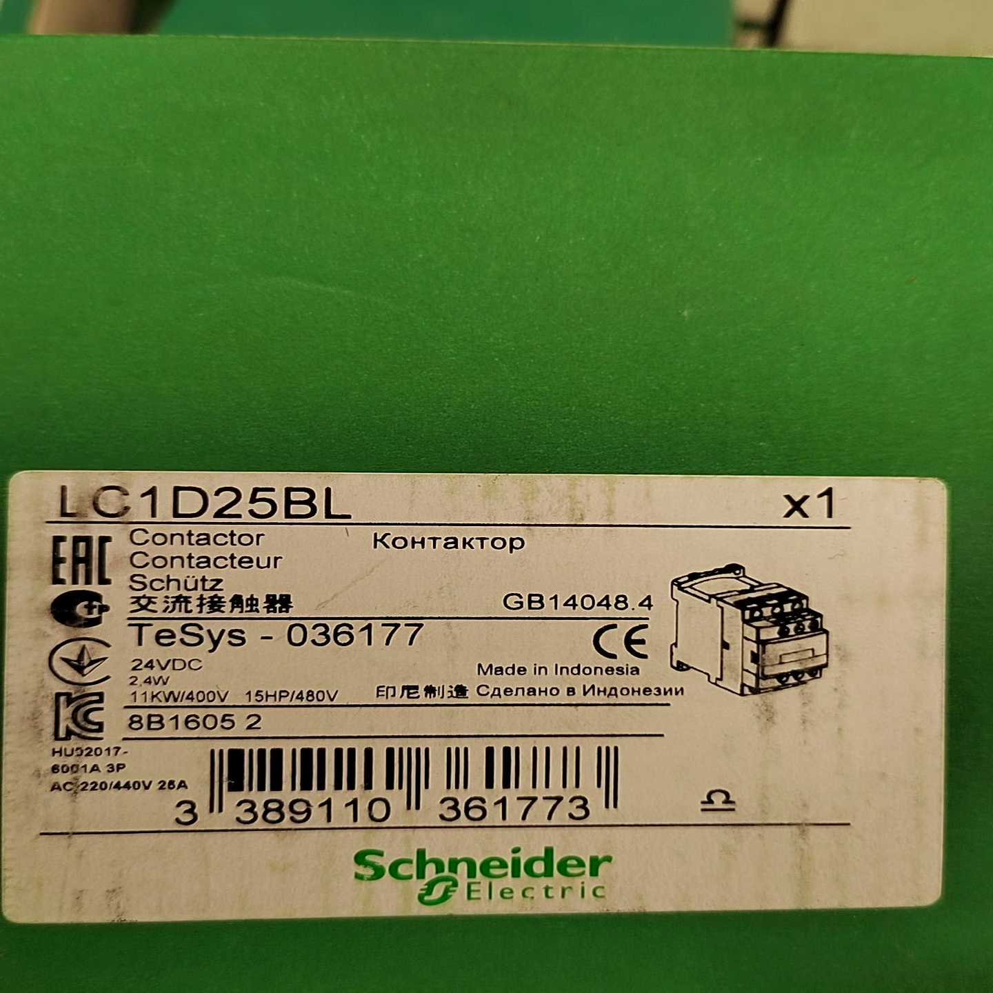 询价~直流接触器LC1D25BL