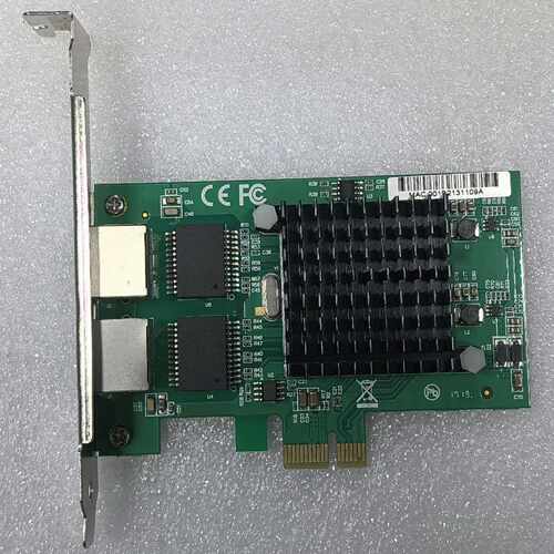 咨询-千兆网卡2囗pci-e1x伺服器网卡intel英特8257