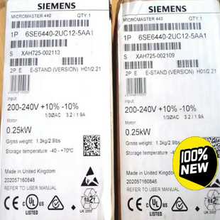 6SE6440 5AA1MM440变频询价 2UC12