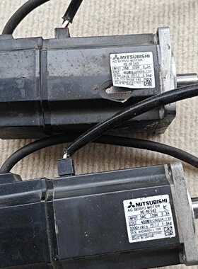 三菱400w伺服电机两个HCKFS43-议价