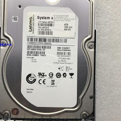 配件49Y621249Y621149Y62154TSAS3.5X3650M5M4硬碟议价