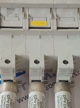 SIEMENS 3NW7 231 3P 100A FUSE HOLDER 22x58 WITH Fuse 3NW6 22
