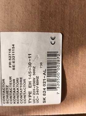 接触器EH145带包装一台，，实物拍图，附适用