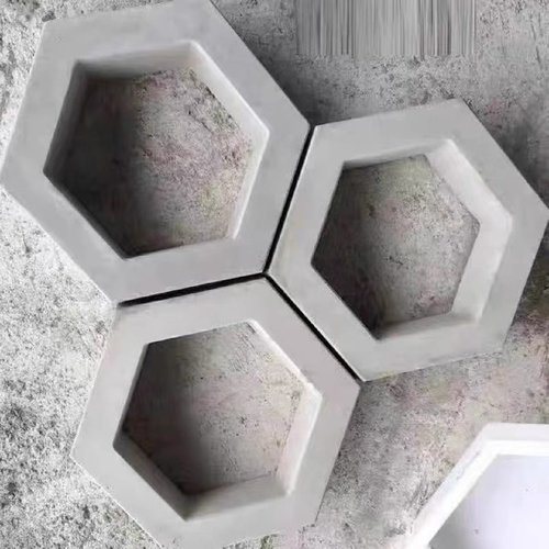 实心六角砖河道砖护坡砖生态砖六棱块混凝土六边砖空心实心连锁砖