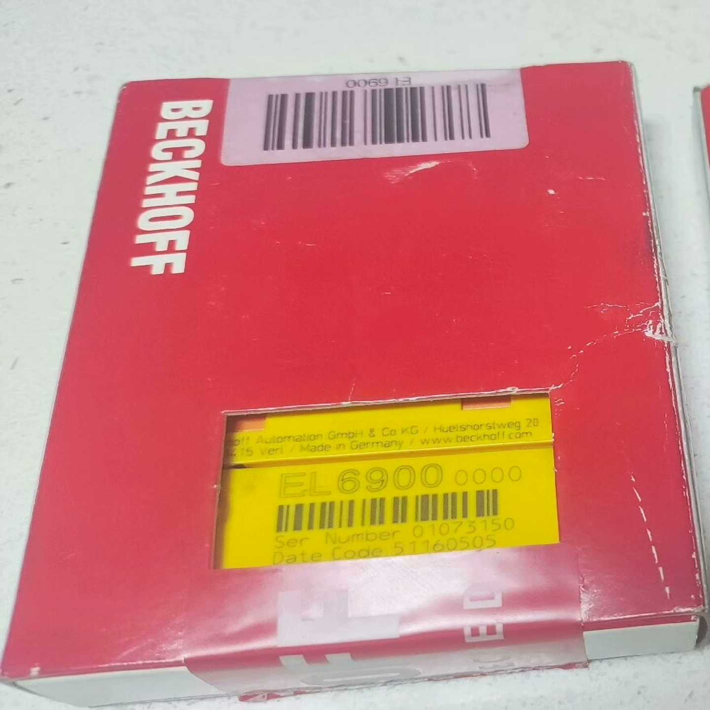 倍福模块EL6900，，仅安装测试，如图，只有1个适用