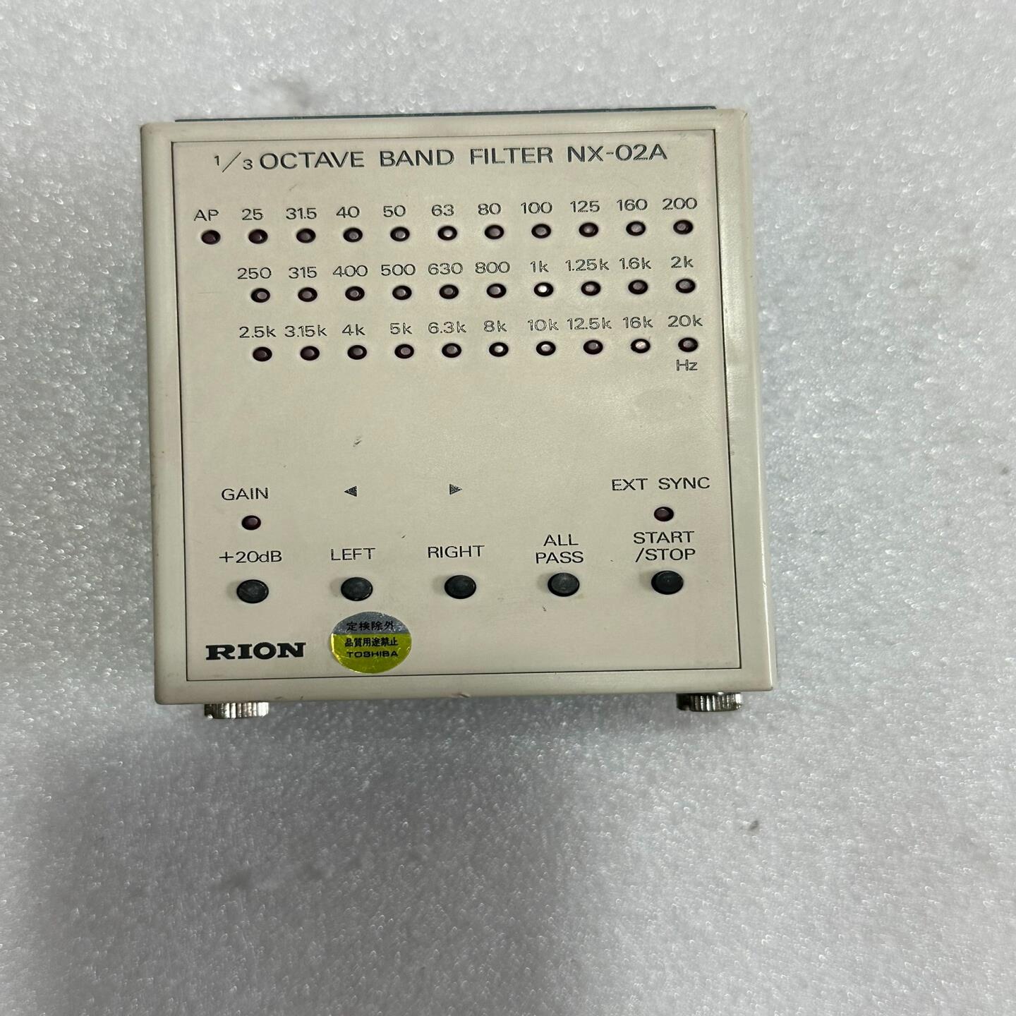 【议价】RION 13 OCTAVE BAND FILTER NX