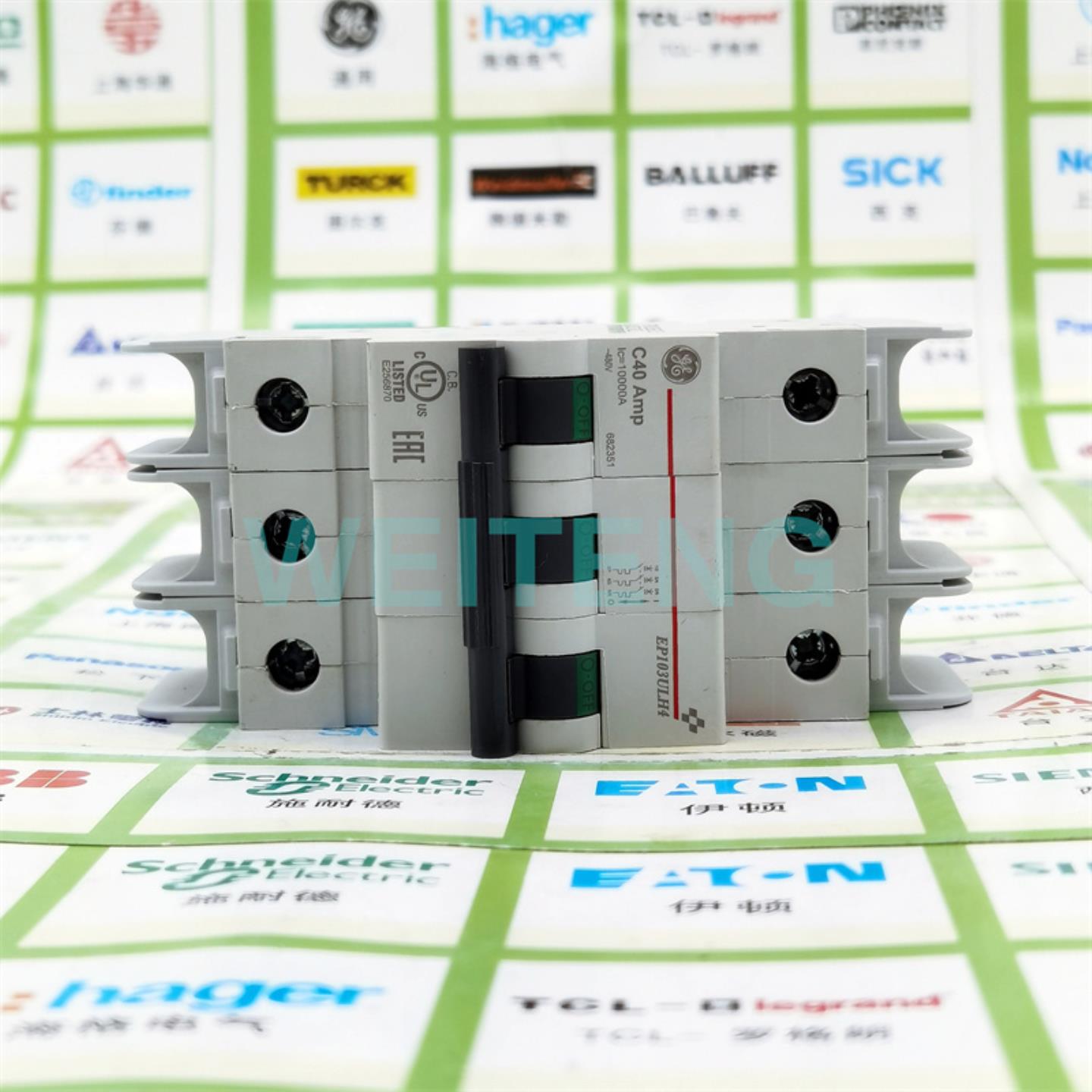 隆兴美国GE通用 EP103ULH4 C40 Amp三相480V小型断路器UL489 空*