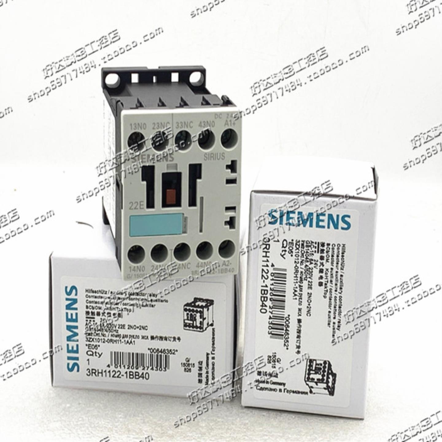 3RH1122-1BB402开2闭DC24V进口西门子中间继电器现货正品全新