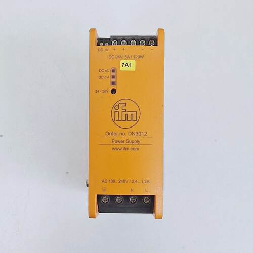 IFM DN3012  3316292 Power Supply DC 24V 5A  120W