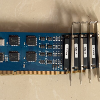 成色新MOXA原装拆机C104HISA接口成色见图