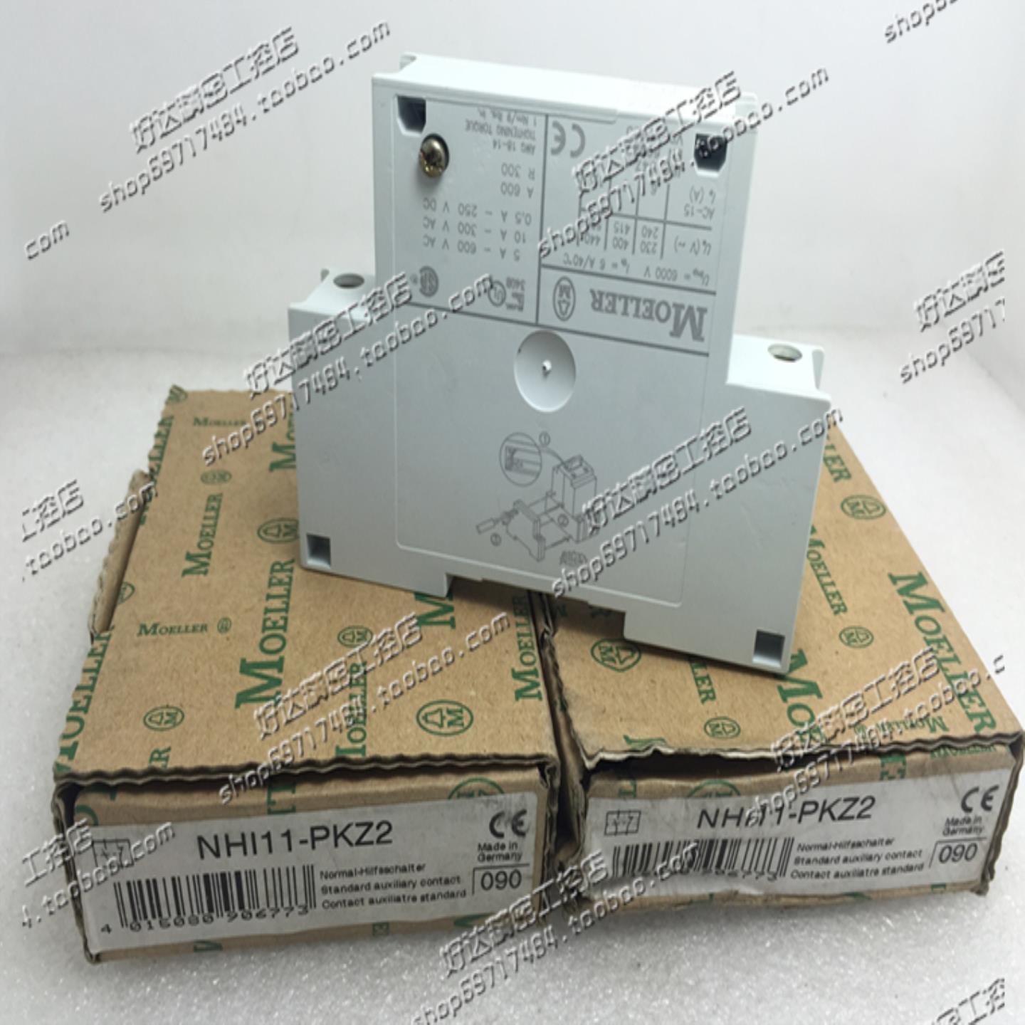 原装正品金钟穆勒MOELLER辅助触点NHI11-PKZ2一开一闭现货