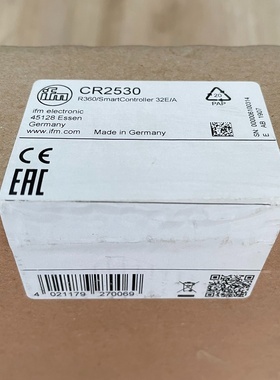 IFM易福门CAN总线可编程控制器CR2530全新原装-议价