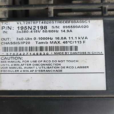 VLT2975PT4B20STR0DBF00A00C1适用