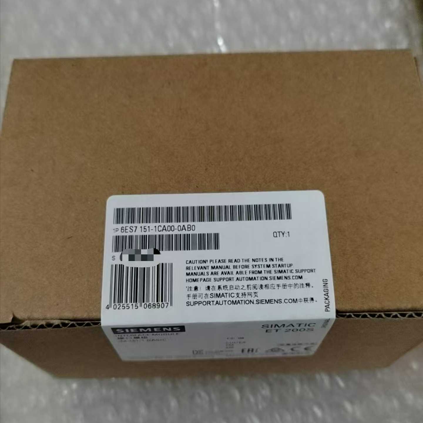 6ES7151-1CA00-0AB0，包装完整未拆封。询价