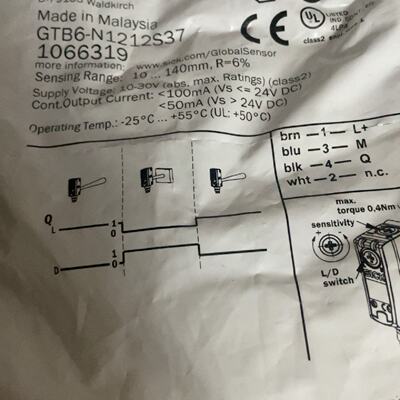 西克传感器GTB6N1212S3710拍前询价下单