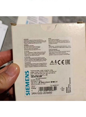 议价拍前谘询全新原装正品电机保护继电器3RN1022-2DW00特议价