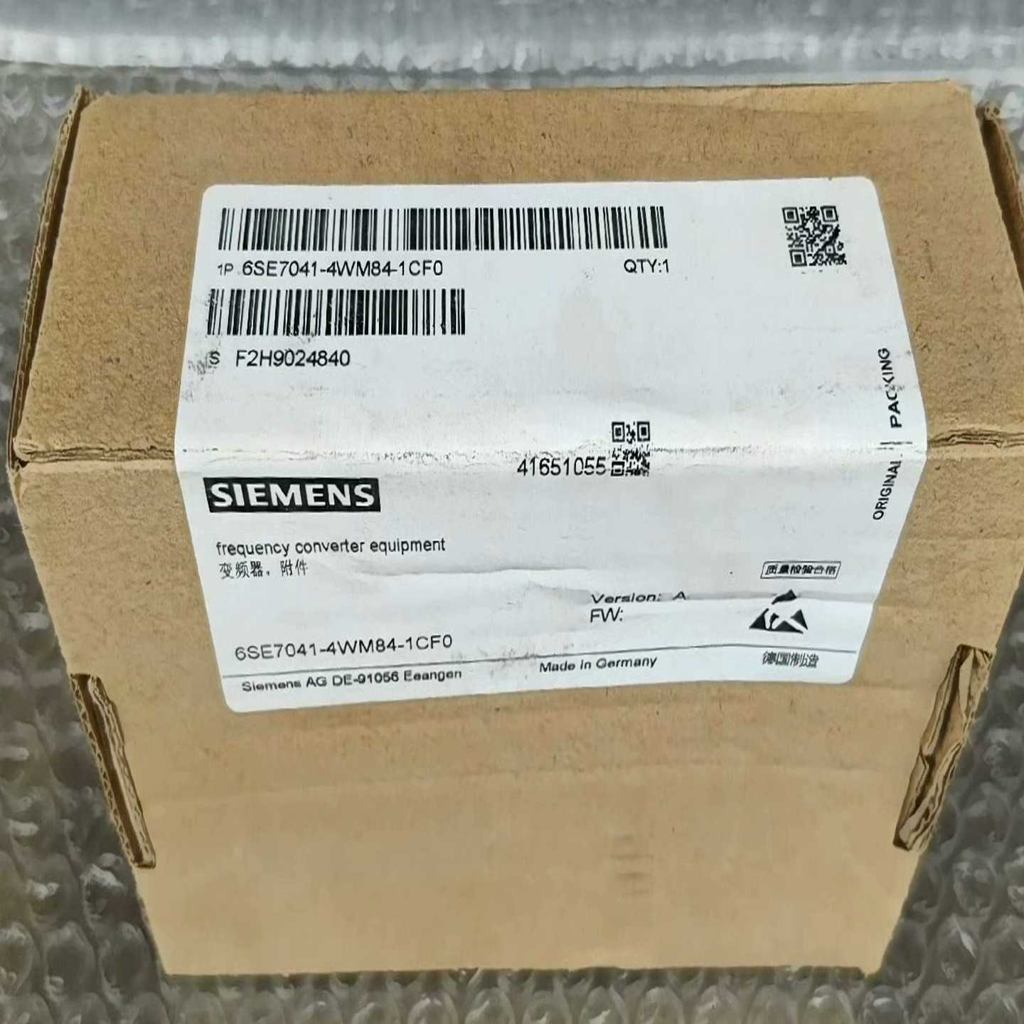 【议价】6SE7041-4WM84-1CF0未拆封