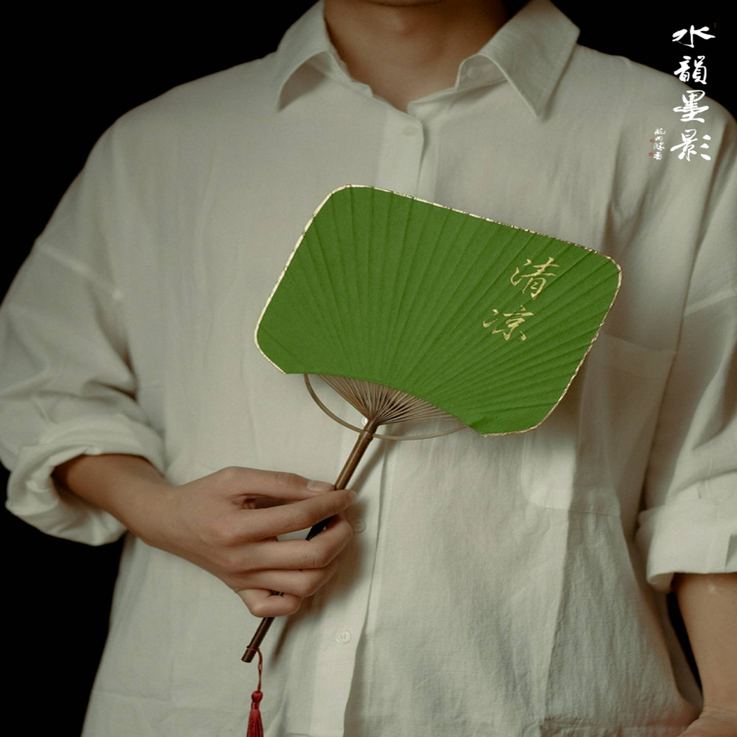 古风宣纸圆扇空白扇中国古典覆古竹柄长柄香蒲扇DIY手绘书法笔迹