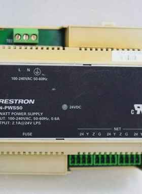 CRESTRONDIN-PWS50电源供应50瓦100-240伏