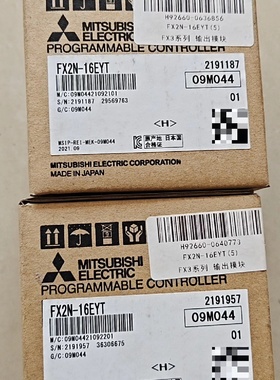 议价PLC模块型号FX2N16EYT未拆议价