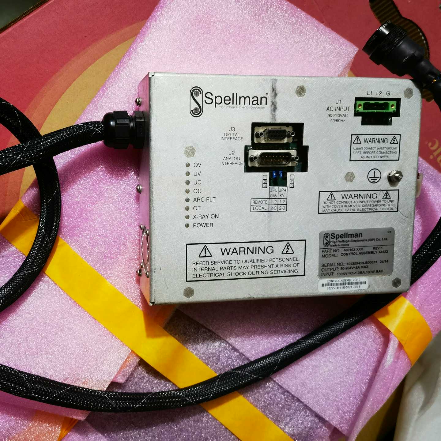 询价spellman斯派曼CONTROLASSEMBLYX4