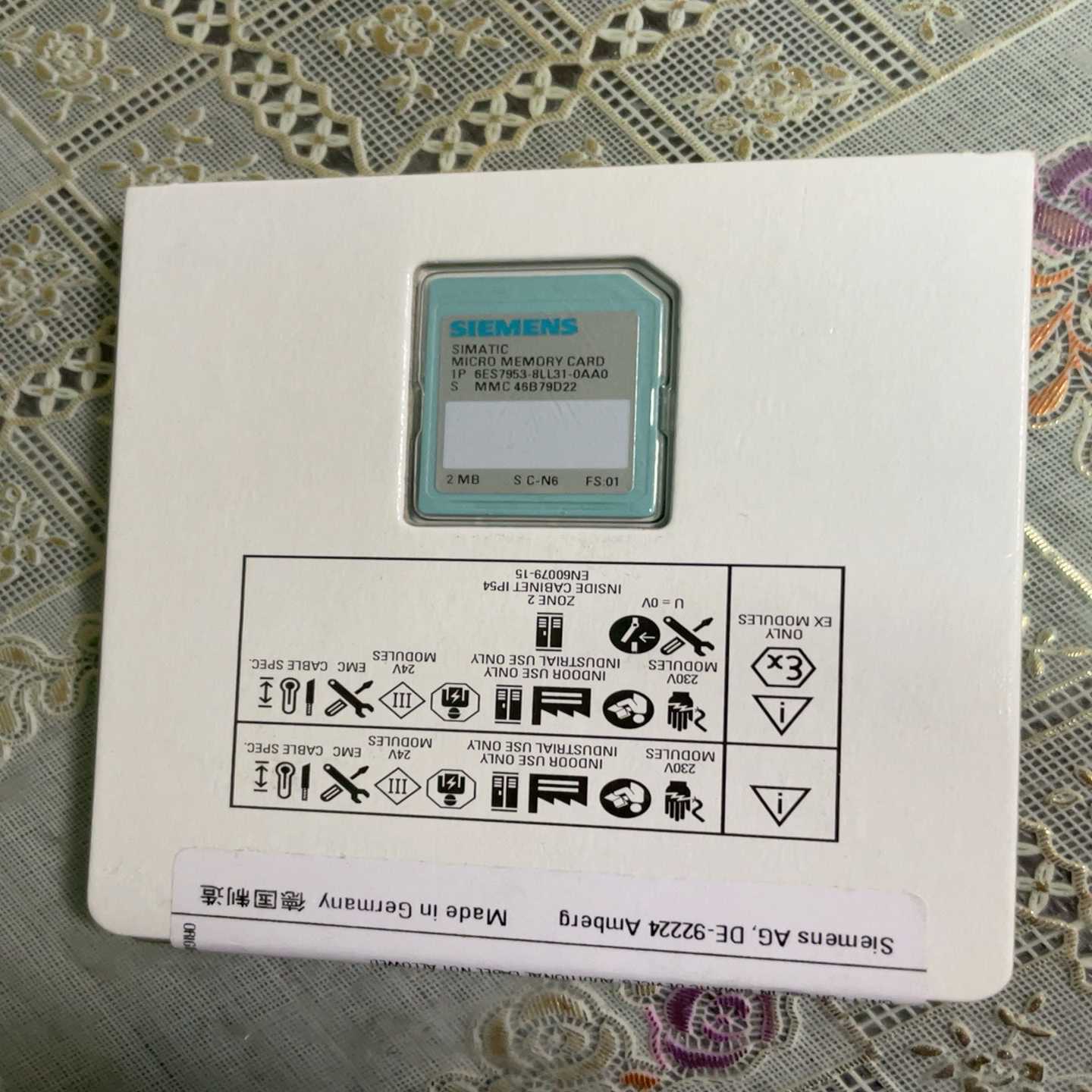 全新未拆封西门子S7300储存卡2MB，6ES7953-8-询价客服