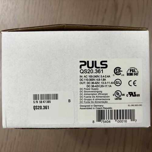 询价普尔世电源QS20.361，QS20.241，QS20.48